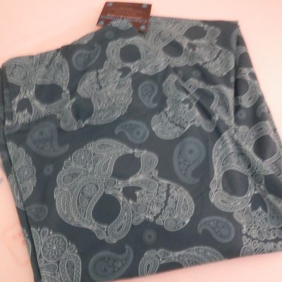 Charlie's Project TEAL SUGAR SKULL Leggings Womens OS(4-14) Style as LuLaRoe